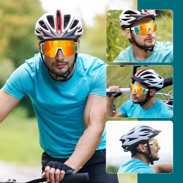 Thumbnail 4 de AiQInu Lunettes de Sport Poli Polarisées