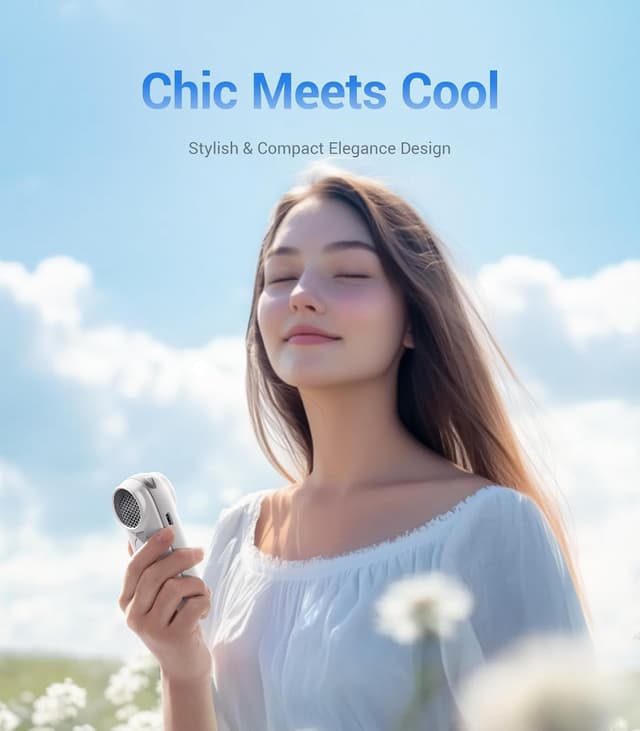 Thumbnail 6 de Diveblues Mini Fan Portátil Turbo 🔋 Hasta 16 Horas Batería