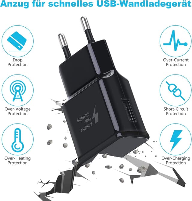 Detalle 2 de Chargeur USB 15 W 3 pièces Type C