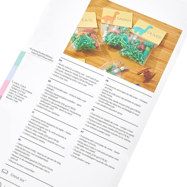 Thumbnail 3 de Cricut Joy Smart Paper Sticker Cardstock pastelli