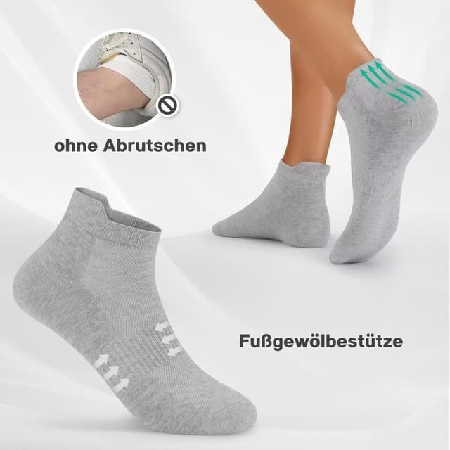 Detalle de YouShow calzini corti sportivi 10 paia traspiranti