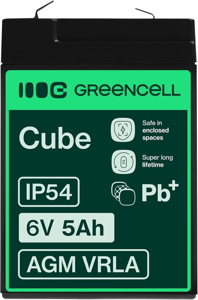 Detalle de Green Cell AGM 6V 5Ah Akku für Zyklen