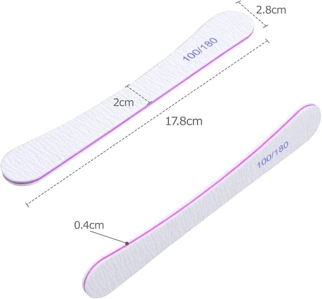 Detalle 2 de Carehabi Limas 100/180, 20 piezas profesionales