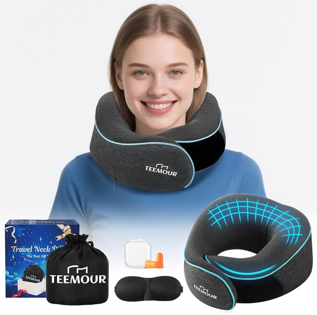 Detalle de Memory Foam Travel Pillow 360° Neck Support