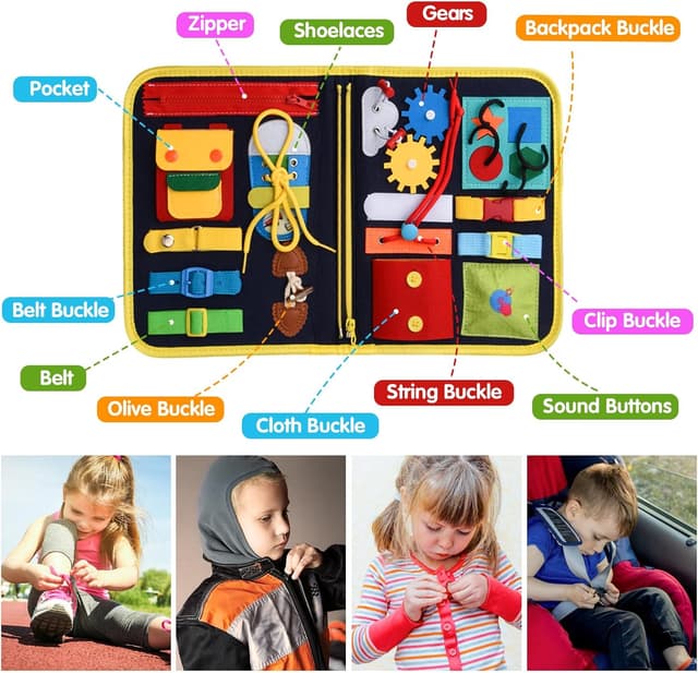 Detalle 2 de Achiyway Giochi Montessori 1-4 anni 🧩