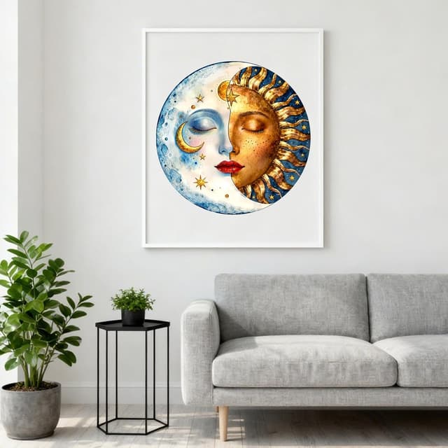 Thumbnail 6 de Sun and Moon Elements Wooden Puzzles for Adults (200 Pieces) – Circle Puzzle Box