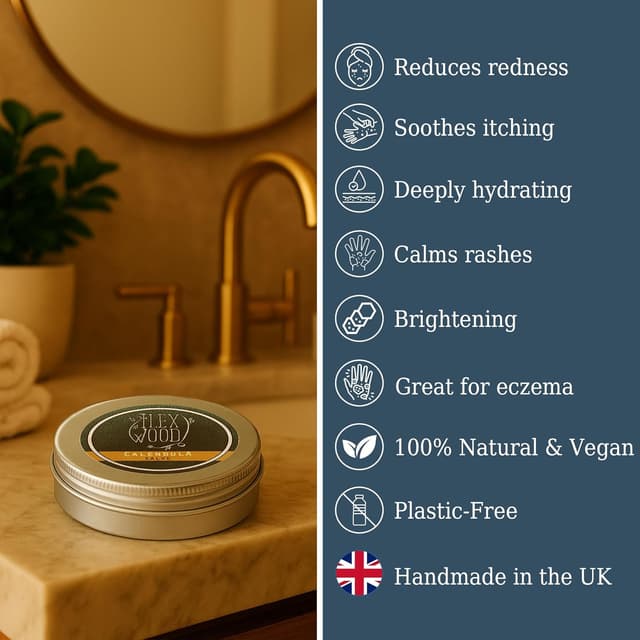 Detalle 2 de The Ilex Wood Vegane Kräutersalbe Geschenkset 3×100 ml