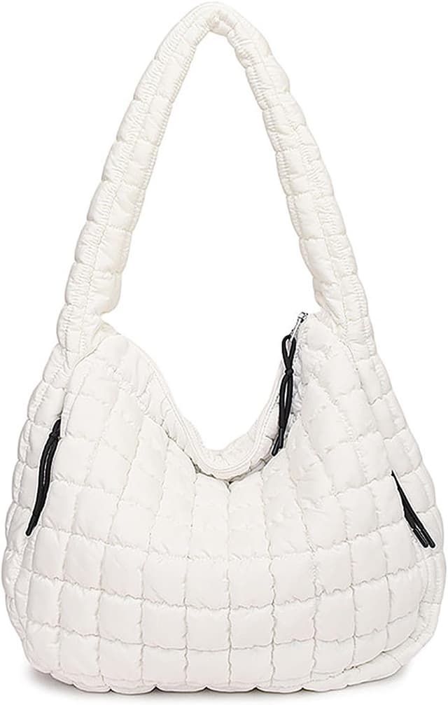 Detalle de Bagtopia Puffer Tote Bag (Large Quilted Puffer Tote)