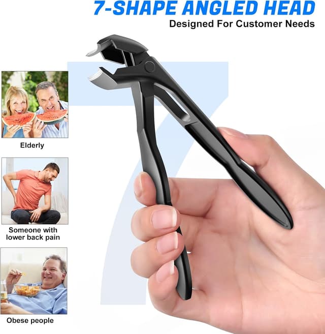 Detalle de 2026 Angled Head Toenail Clippers 37mm, 6PCS ✂