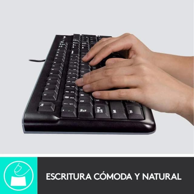 Detalle de Logitech MK120 Combo teclado y ratón