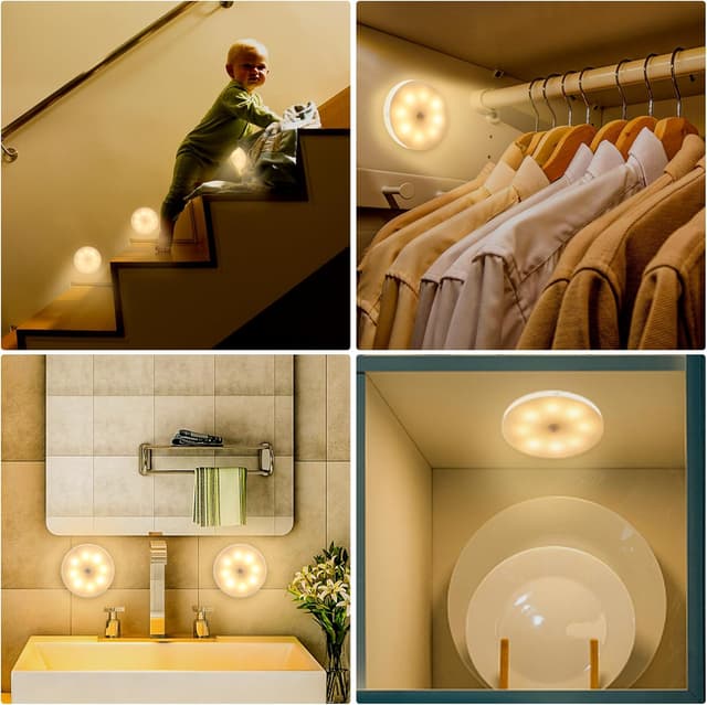 Detalle 2 de DSLebeen Nachtlicht 6 Stück