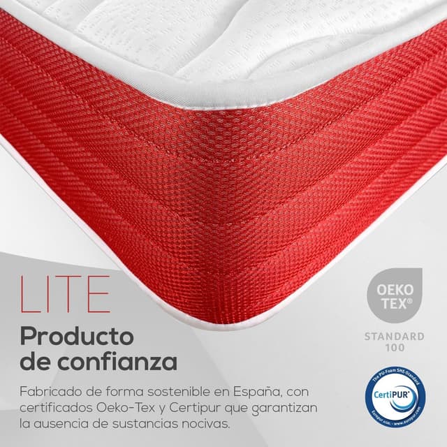 Thumbnail 6 de DUÉRMETE ONLINE Colchón Viscoelástico Lite Reversible 180x190