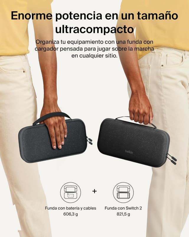 Detalle 2 de Belkin Gaming Funda Switch 2 10000mAh
