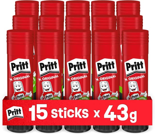 Detalle de Pritt Colla Stick 15 x 43 g, stick per carta e carta fotografica