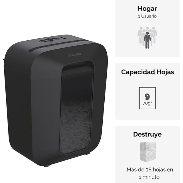 Thumbnail 1 de Fellowes Powershred LX50 Destructora de papel 17 L 🖨️