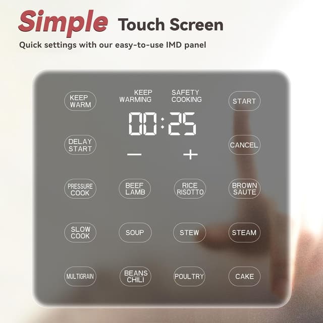 Detalle 2 de Instant Pot Electric Pressure Cooker 6 Qt 🍲