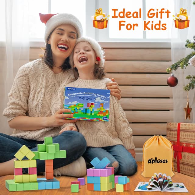 Thumbnail 5 de Magnetic Blocks 72Pcs Set for Kids