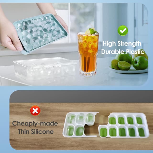 Thumbnail 6 de WIBIMEN Ice Cube Tray 0.8" 2-Pack