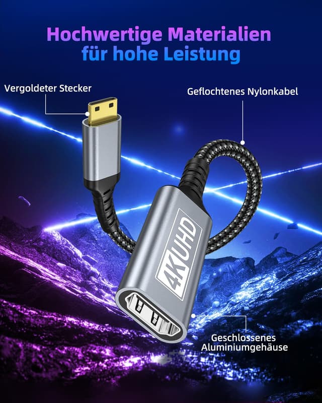 Thumbnail 6 de ZEENVIC Mini HDMI Adapter 4K60Hz