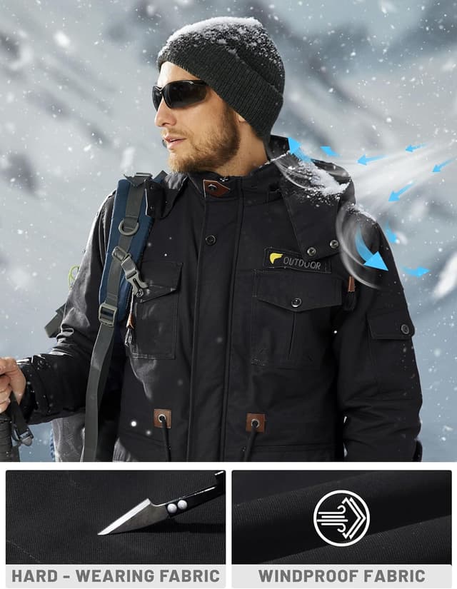 Detalle 2 de TACVASEN Men's Winter Jacket