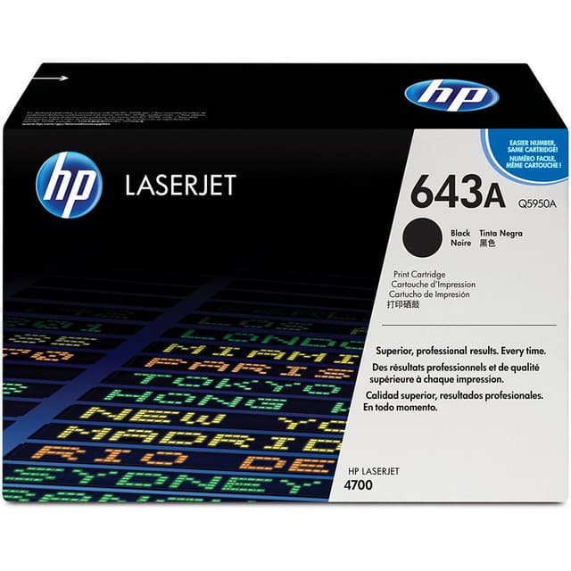 Detalle de HP 643A Tóner original LaserJet negro 🖨