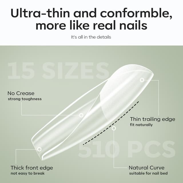 Thumbnail 5 de modelones X Nail Gel Kit 500pcs đź’…