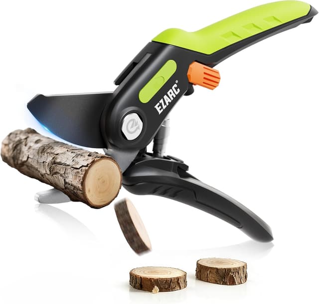 Detalle de EZARC Garden Secateurs bypass pruning shears with SK5 steel blade (20 mm cut capacity), 1 pack