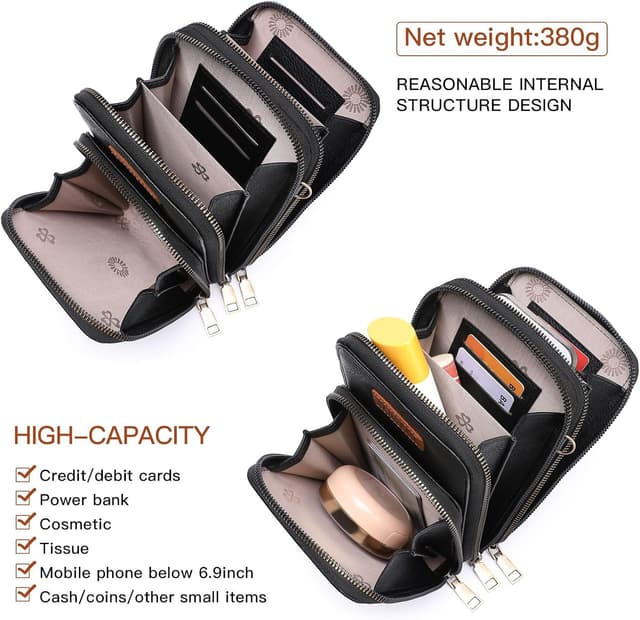 Detalle de SENDEFN phone bag crossbody 6.8 inch