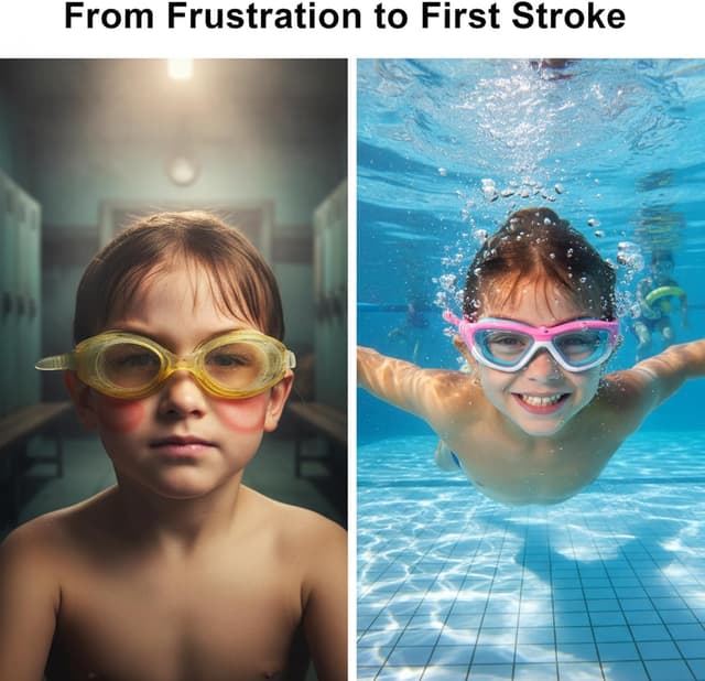 Detalle 1 de Seaflar Occhialini da nuoto 6-14 anni