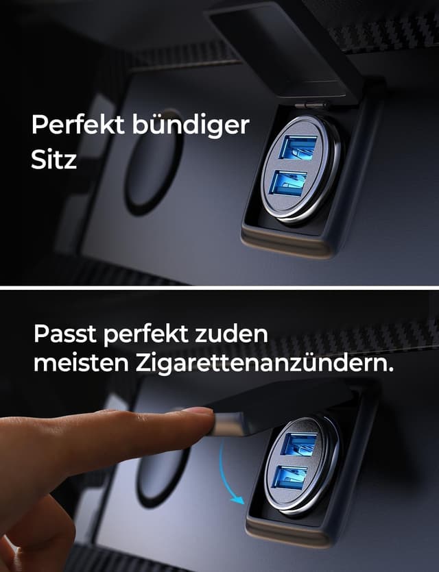 Thumbnail 6 de AINOPE 24W Auto USB Ladegerät