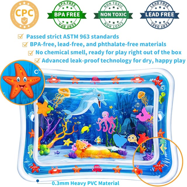 Thumbnail 4 de Yeeeasy Tummy Time Water Mat 3–24 Months
