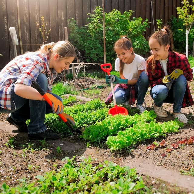 Detalle 1 de COOLJOB Arbeitshandschuhe Kinder 3 Paar