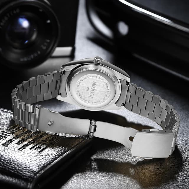 Detalle de NIBOSI Men’s analogue quartz watch 39 mm