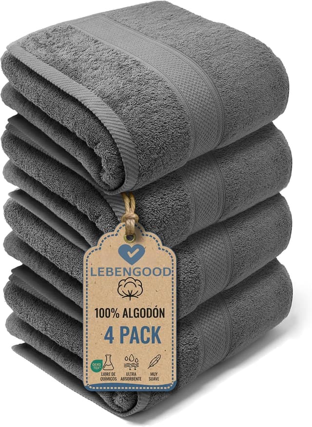 Imagen de LEBENGOOD Juego de Toallas 90x170 550gsm en OfertitasTOP