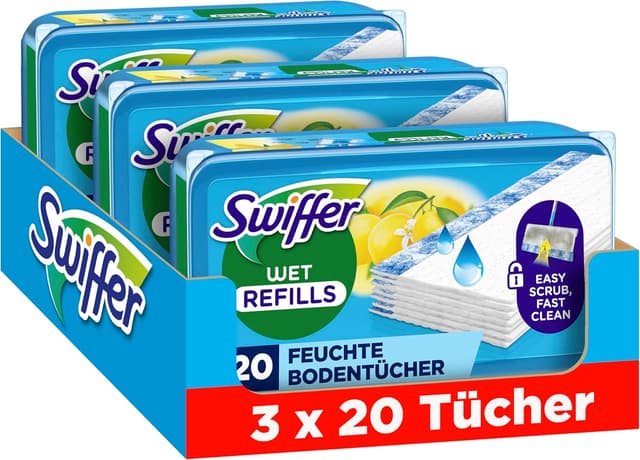 Imagen de Swiffer Bodenwischer Nachfüllpackung 60 Stück 🧹 en OfertitasTOP