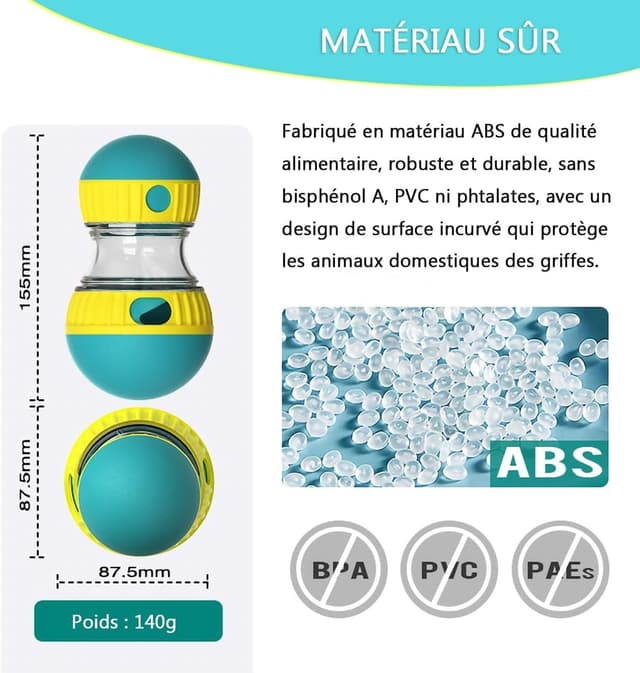 Thumbnail 6 de JWTEEE Intelligenzspielzeug Hund Futterball