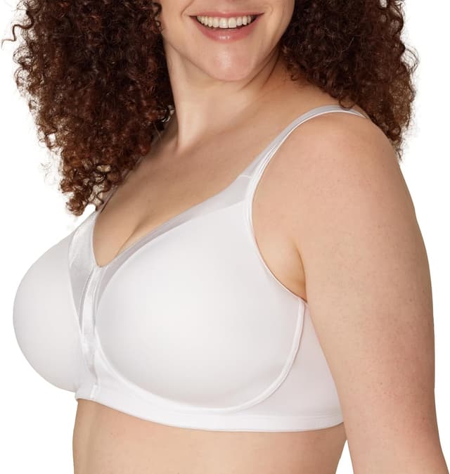 Detalle de Playtex 18 Hour Wireless T-Shirt Bra (Plus Size) – Full Coverage, Cushioned Comfort (4803)