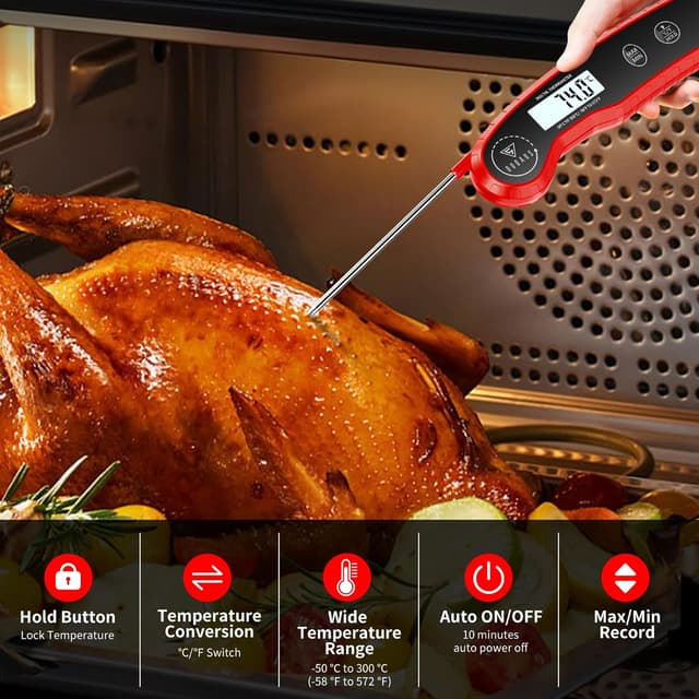 Detalle de DOQAUS 3S instant read meat thermometer