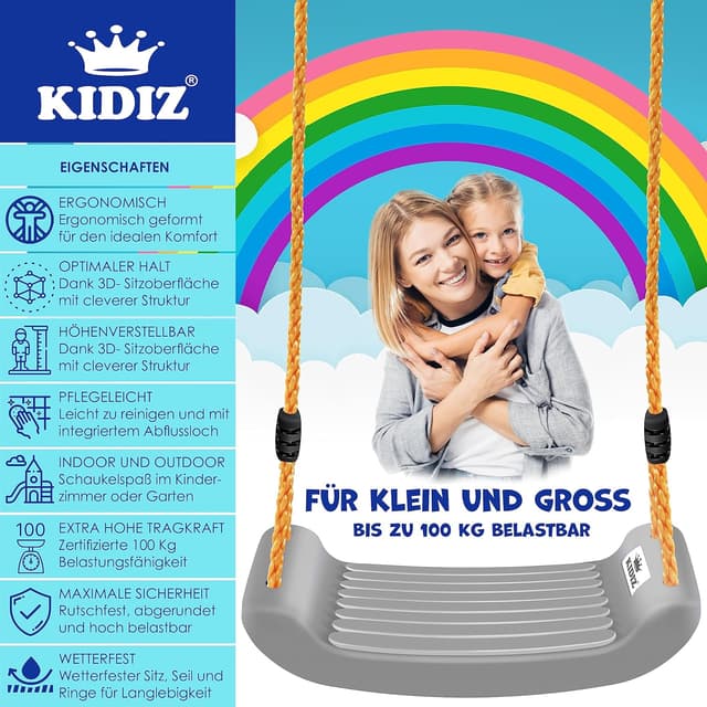 Thumbnail 1 de KIDIZ Schaukel Garten 100 kg