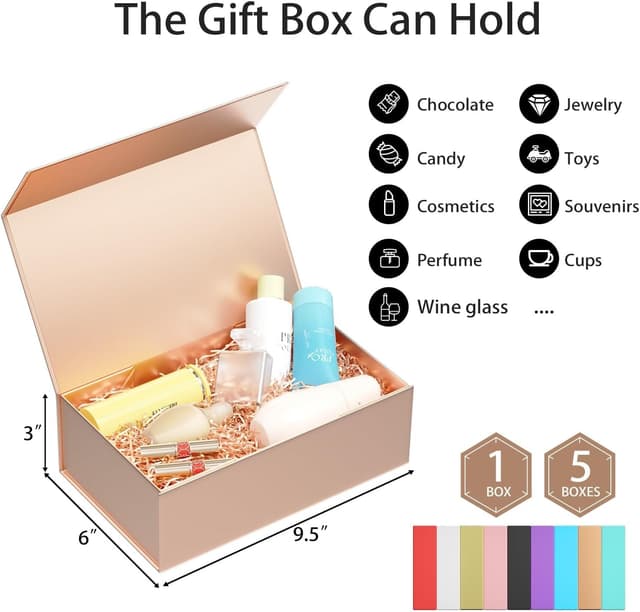 Detalle de 24 x 15 x 7,6 cm Geschenkbox 2er Set