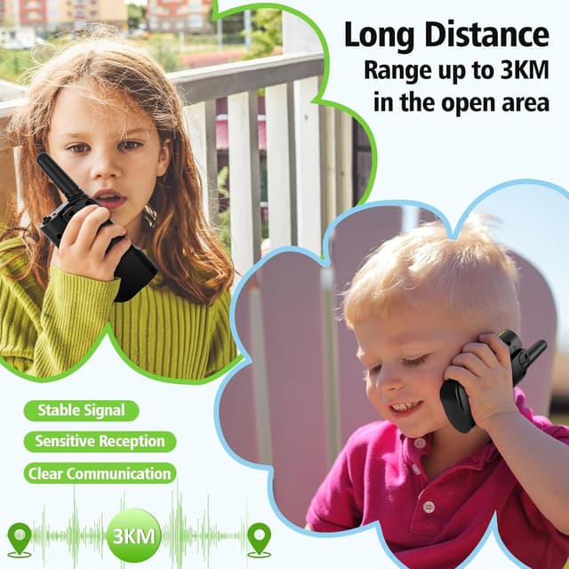 Thumbnail 4 de AWANFI Walkie Talkies for Kids 1000mAh