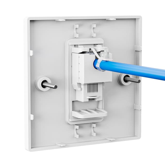 Thumbnail 3 de 1 Port RJ45 Cat6 wall plate