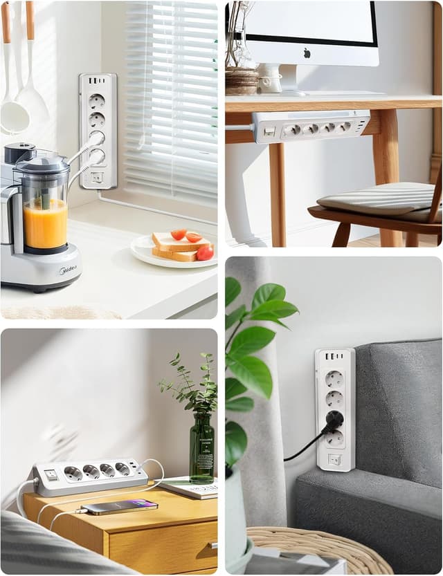 Thumbnail 6 de Comyan Ecksteckdose Küche 3680 W 4 Fach