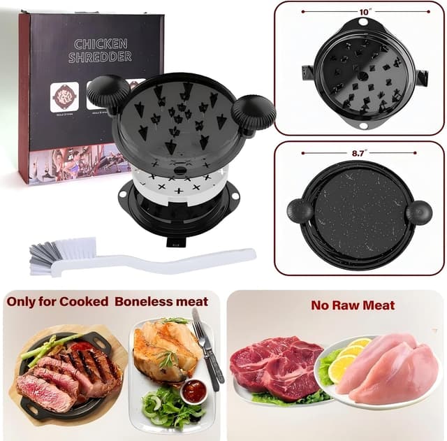 Detalle 2 de Chicken Shredder Tool Twist Large 🥄