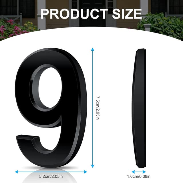 Detalle 2 de Vicloon Numero civico 3 Pollici (7.5cm) 🪧