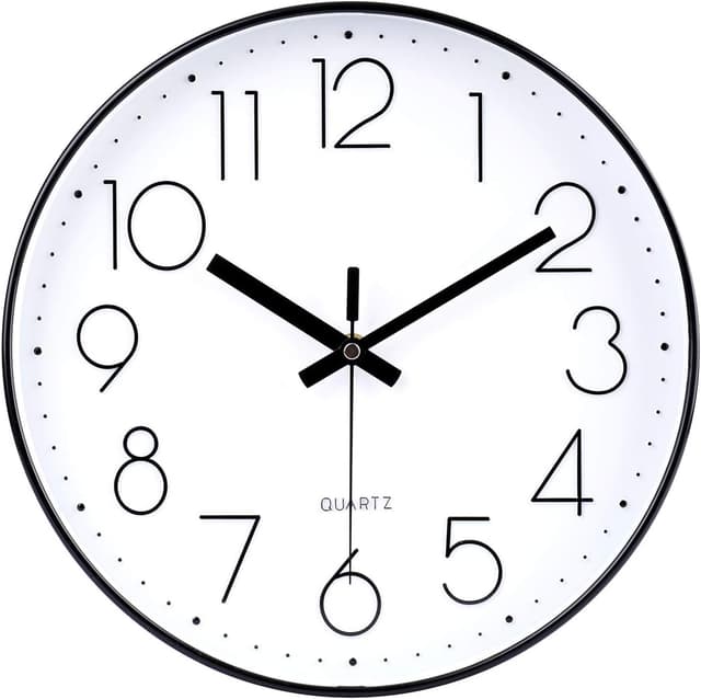 Imagen de jomparis 12 Inch Wall Clock silent quartz wall clock 🕘 en OfertitasTOP