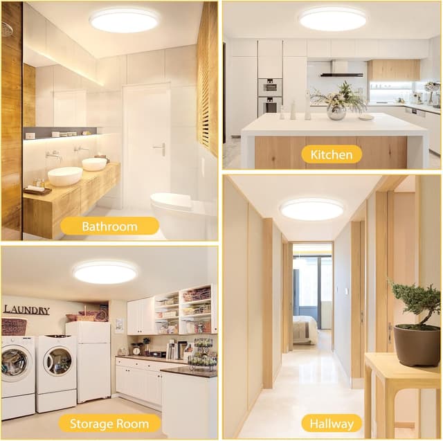 Detalle 2 de OUILA LED Deckenleuchte 18 W, Ø22 cm