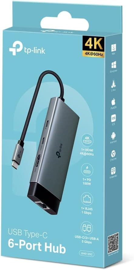 Imagen de TP-Link UH6120C Hub USB 3.0 6 puertos en OfertitasTOP