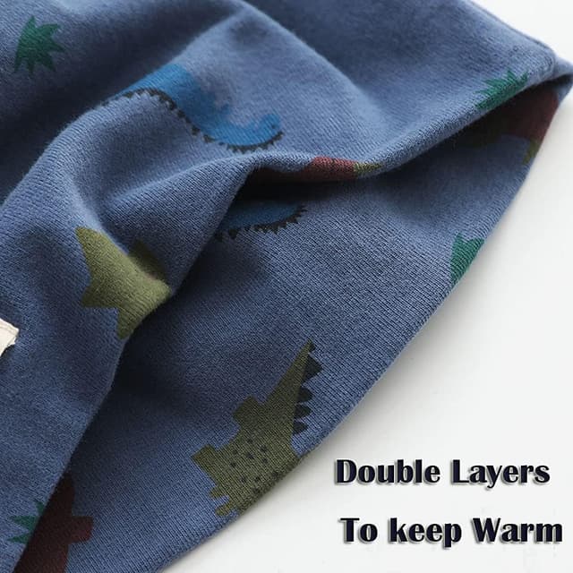 Detalle 2 de FUYAO Cotton Kids Hat and Tube Scarf Set