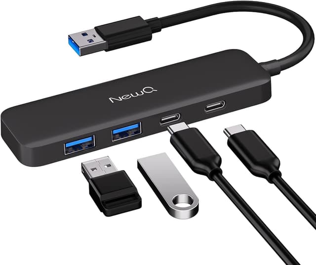 Detalle de Dual USB-C USB-A 3.0 Hub